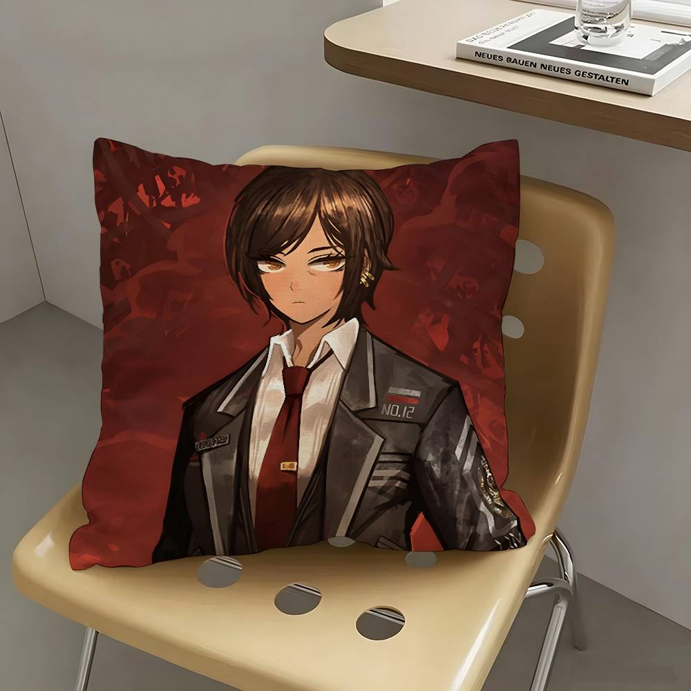 1pc Outis Game Limbus Company Pillow Case Fashion Square Pillowcase Bedroom Sofa Room Ins Decoration Leisure