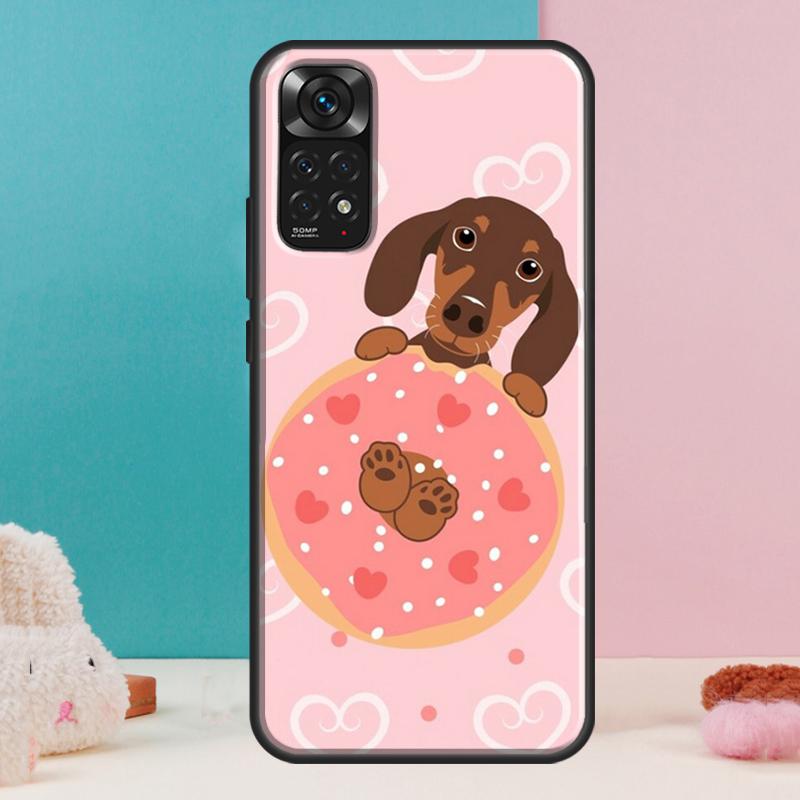Sausage Dog Love Case For Xiaomi Redmi Note 13 Pro 14 12 11 9 10 9S 10S 11S 12S Redmi 14C 13C 10C 12C Cover