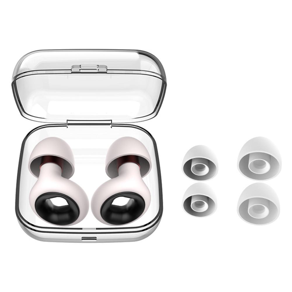 1Pairs Motorcycle Noise Reduction Earplugs 27dB Comfortable Memory Foam Silicone Sleep Soundproof Earplugs Motorcycle Equipment