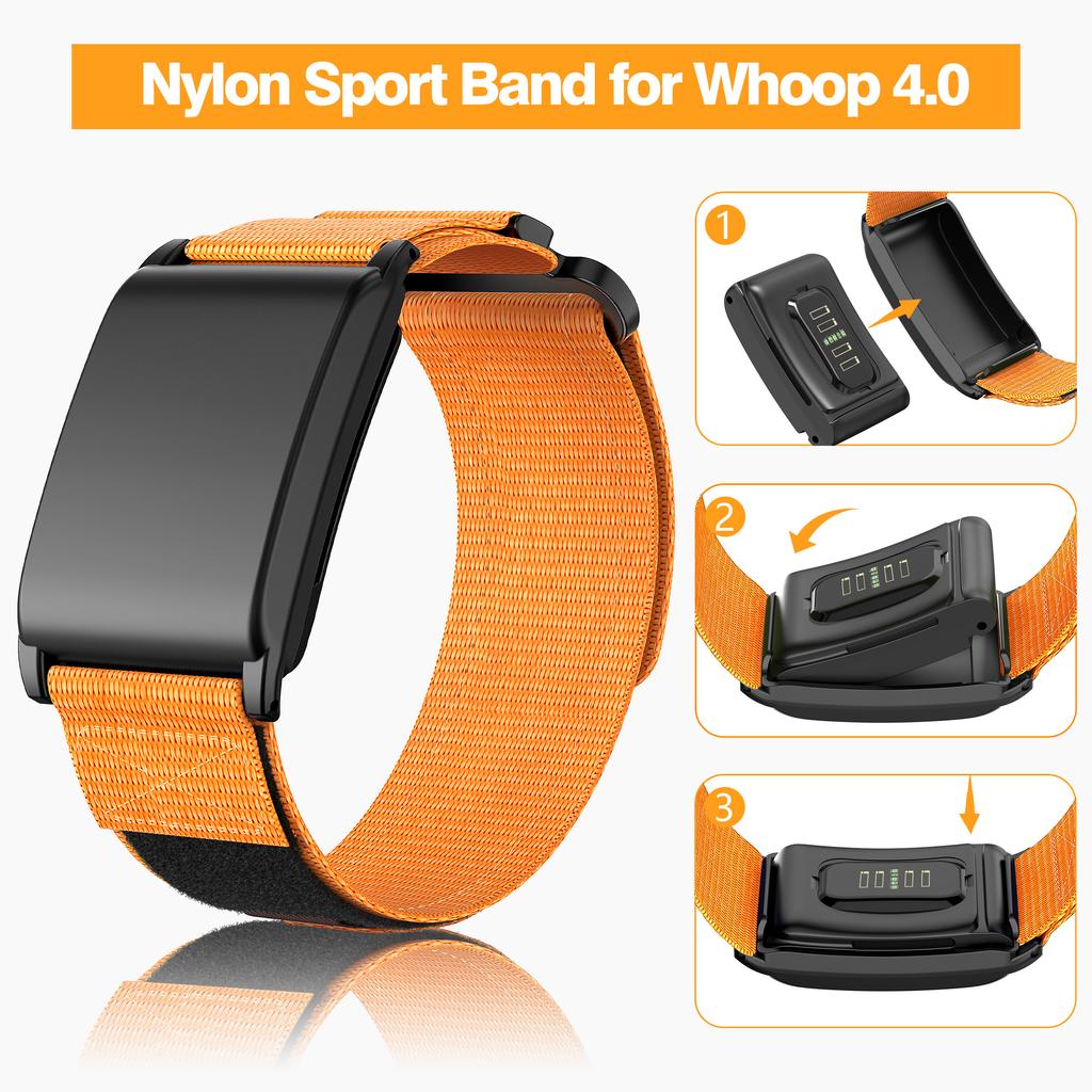Nylon Fitness Band Soft Adjustable Replacement Breathable Protector Sports Wristband Strap for Whoop 4.0 For Women Men