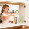 Straw Holder For Cabinet Acrylic Door Container Straw Holder For Counter For Spoon Chopsticks Stirring Rod Cupboard Drawer Wall