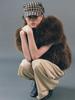 Eosseomnijeu Scarf Cap_Check Brown