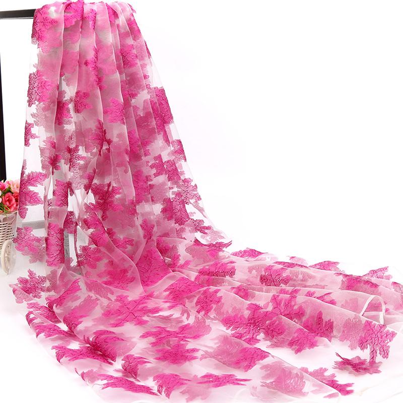 Scarf, Women's Organza, Silk Scarf, Embroidered Shawl, Sun Protection, Spring and Summer Beach Scarf, Long and Versatile Large Scarf, Autumn