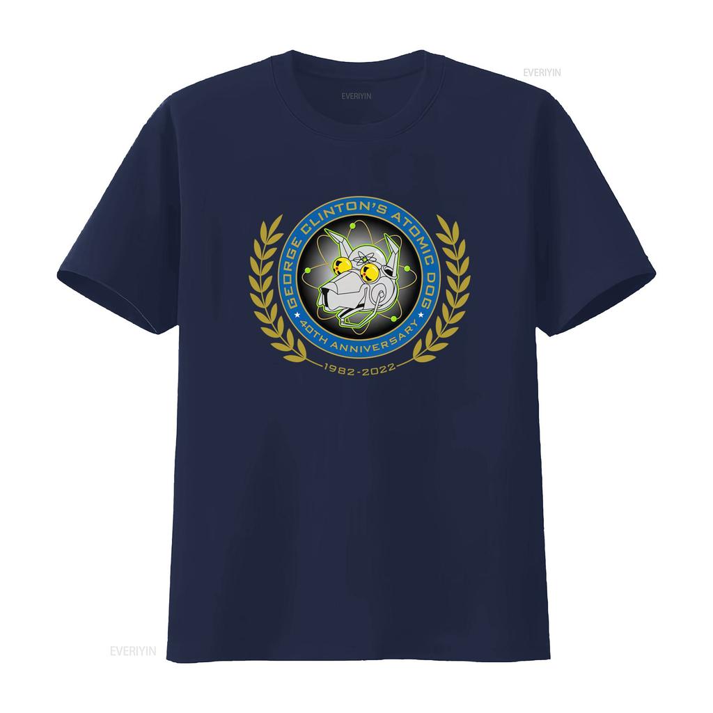 George Clintons Atomic Dog 40th Anniversary 1982 2022 T Shirt vintage Washed Top For Everyday Wear fashion Stretched Stylish