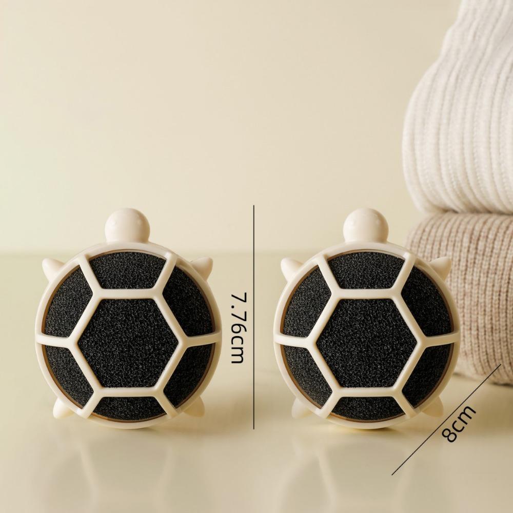 

2Pcs Reusable Laundry Lint Catcher Anti-winding Durable Washer Pet Hair Remover Turtle Shape Hair Remover белый
