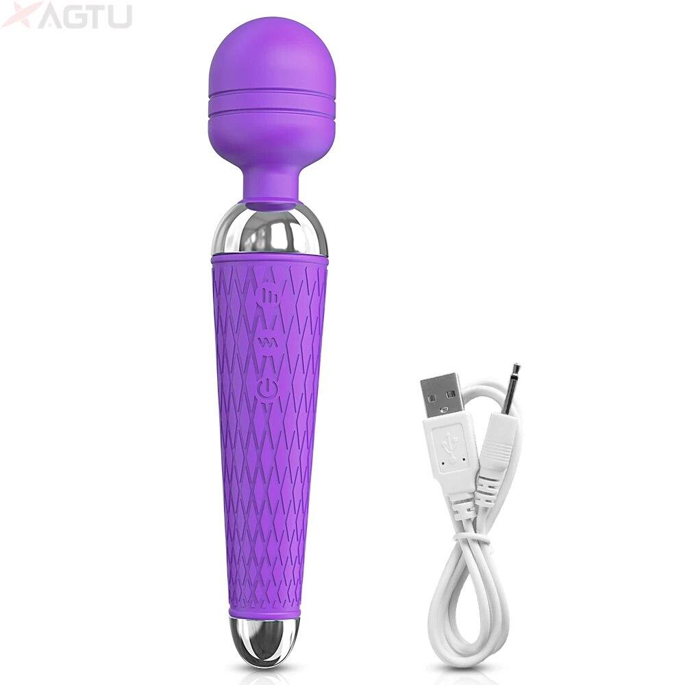 20 Speeds Powerful AV Vibrator Magic-Wand Clitoris Stimulator Sex Toys for Women G Spot Massager Adult Female Erotic Product