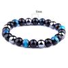 Deelfel Power Stone Bracelet for Men and Women, Love, Protection from Evil, Tiger Eye Bracelet, 19cm, Prayer Beads, Good Fortune, Wealth, Natural