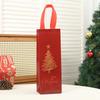 12pcs Non Woven Fabric Material Christmas Handbag Birthday Party Champagne Bag Colorful Red Wine Packaging Bags General Alcoholic Beverages