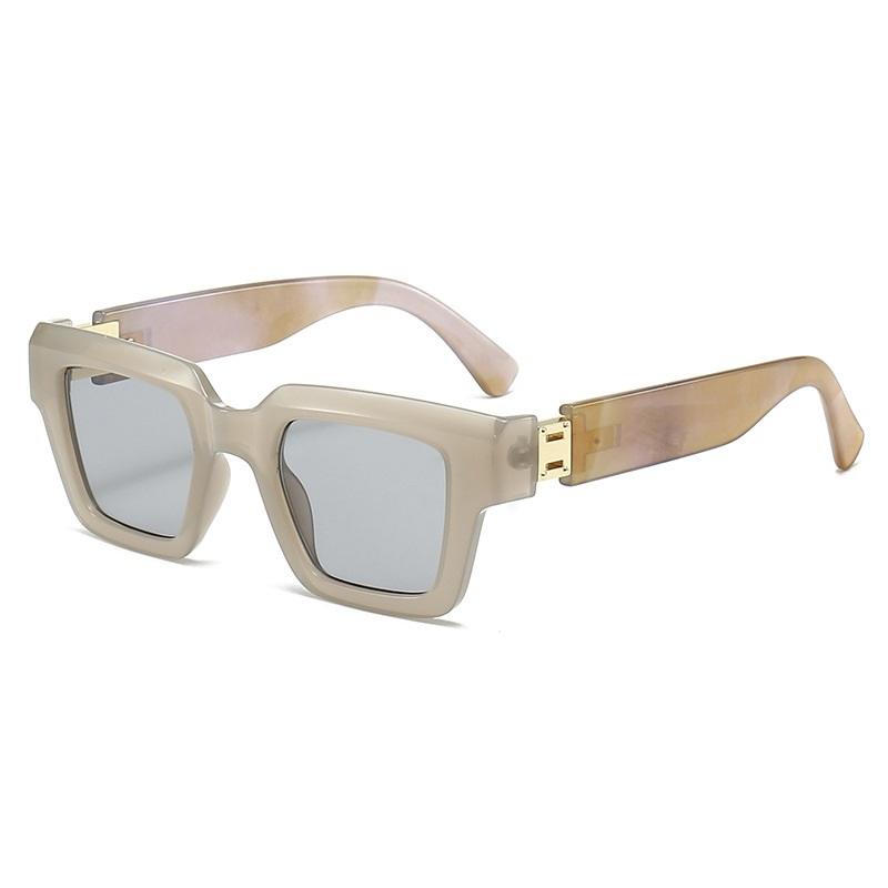 INS Popular Square Sunglasses UV400 Protection Unisex Retro Designer Shades for Women Men Travel Fashion Accessories