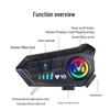 Y10 Wireless Bluetooth Motorcycle Helmet Headset
