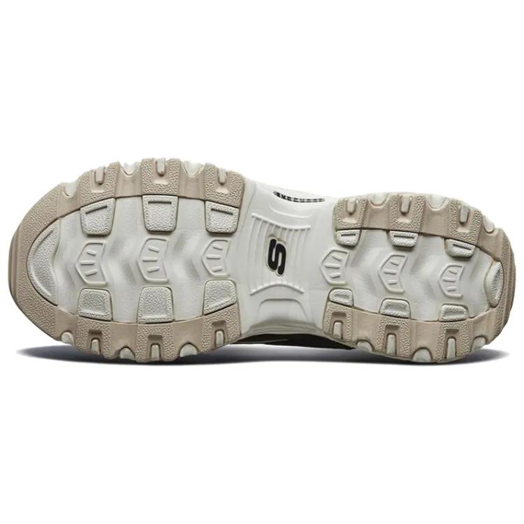 Skechers D'Lites 1.0 Fashion Running Shoes Black / Grey / Brown Women's (Unisex) Chunky Sneakers 66666254 BKTP
