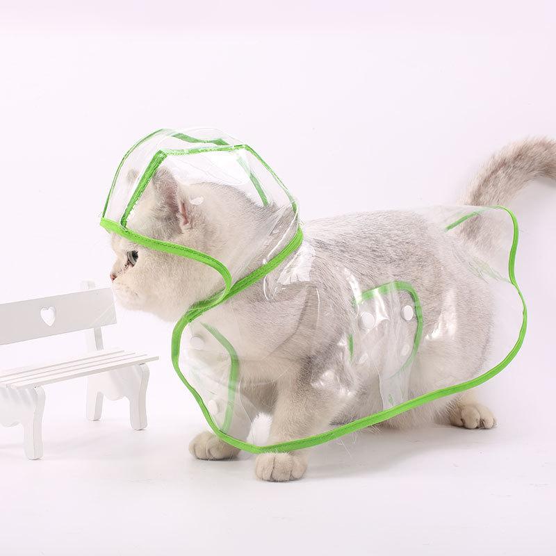 Impermeable Sphynx Cat Raincoat Waterproof Pet Clothes for Ctas Gotas Garfield Kitten Poncho Rain Coat mascotas capa de chuva