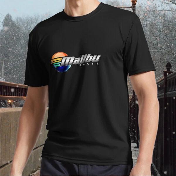 New Malibu Boats Active T-Shirt Logo Men s T-shirt funny size S to 5XL XXXL