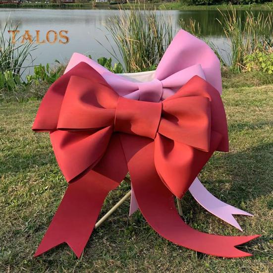 Weihnachtsdekoration mit großer Schleife, Hochzeit, großes Bogen-Ornament für Weihnachtsbaum, Kranz, Veranda, Fenster, Tür-Dekor