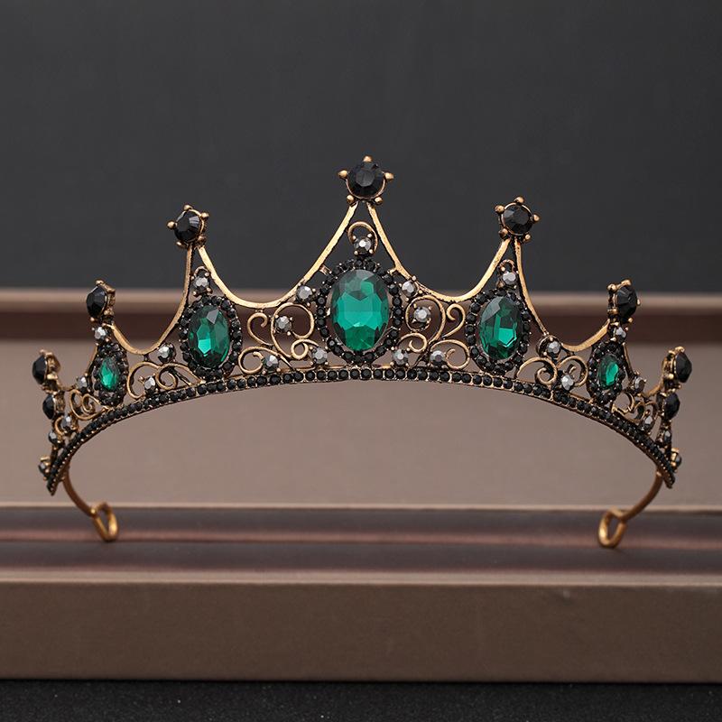 DIEZI Elegant Luxury Girls Crystal Bridal Tiara Crown Birthday Party New Fashion Bride Queen Headbands Hair Jewelry Accessories