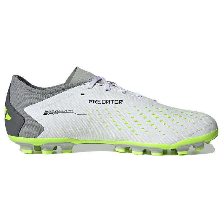 Adidas Predator Accuracy.3 Comfortable Versatile AG (Rubber Short Studs) Soccer Shoes Unisex Soccer Shoes White Gray Black IG5168