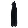Halloween Adults Cloak Cape Golden Velvet Cosplay Hooded Robe Full Length Dress Coat Witch Vampires Halloween Costume Accessories
