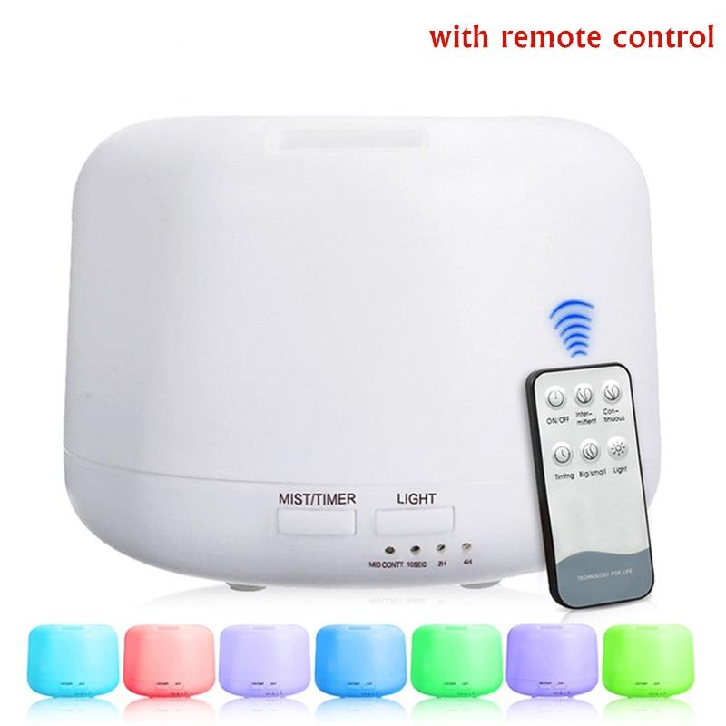 300ml Essential Oil Aroma Diffuser 2 Levels Adjustable Mist Maker Ultrasonic Air Humidifier With 7 Colors Led Night Light