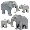 MOC Urban Zoo Model Farm Scene Building Block Accessories Owl Sheep Wolf Pig Flamingo Elephant Camel Children Brick Toy Gift R69