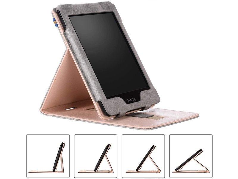 Etui Alogy Slim Leather Do Kindle Paperwhite 4 2018/2019 Szare