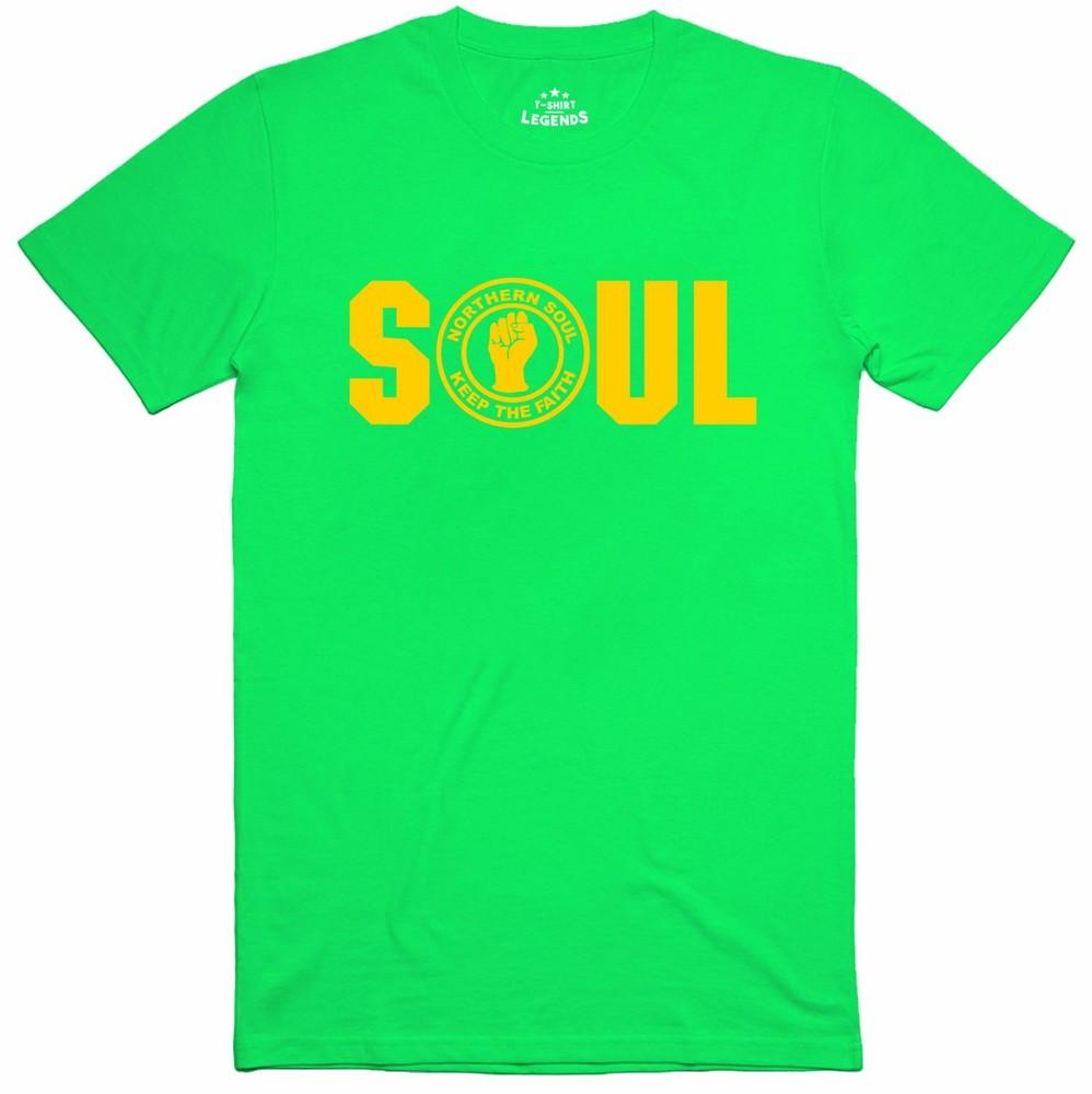 Northern Soul Soul Logo Music Unisexs Regular Fit Cotton TShirt