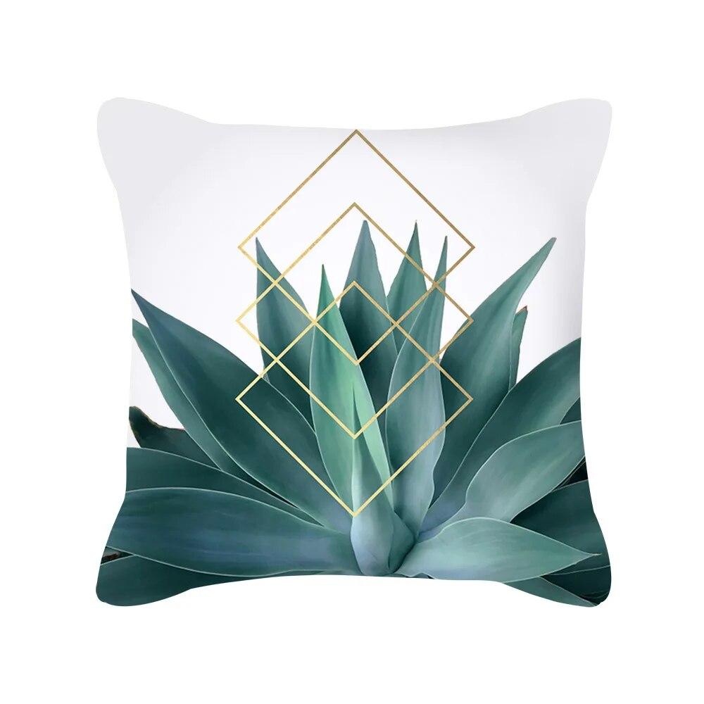 Tropical Summer Beach Style Coconut Tree Print Pattern Sofa Cushion Cover Pillowcase Home Party Car Bedding
