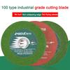 10pcs Stainless Steel Tile Cutting Discs Ultra Fine Double Mesh Angle Grinder Discs Wear-resistance Resin Metal Cutting Disc