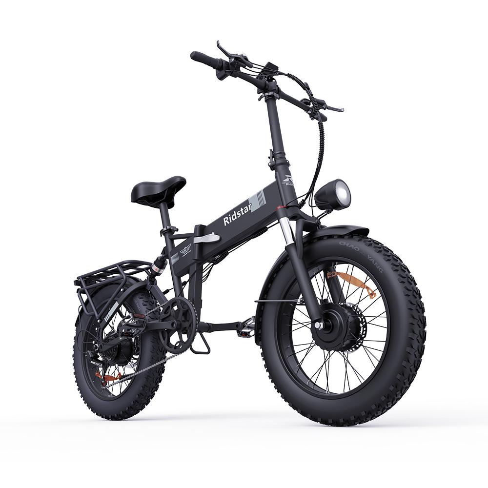 Elektrické kolo Ridstar-H20PRO - Motor 48V 1000W, LCD displej, Doba nabíjení 4-6H, Rychlost ≤45 km/h