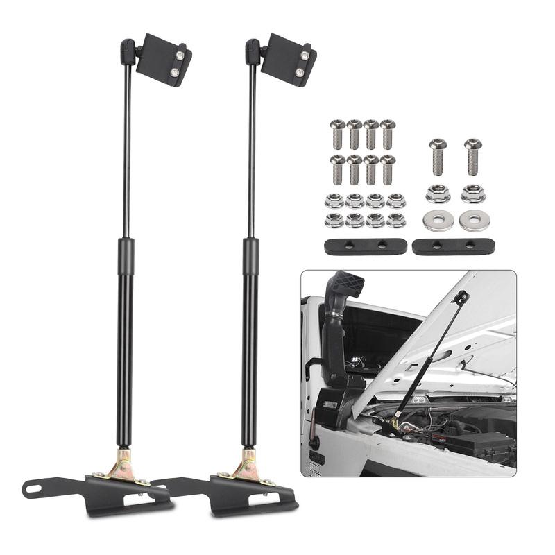 1 Pair Hood Lift Support Front Strut Gas Charged Shock for Jeep JK Wrangler & Unlimited 07-18 2/4 Door