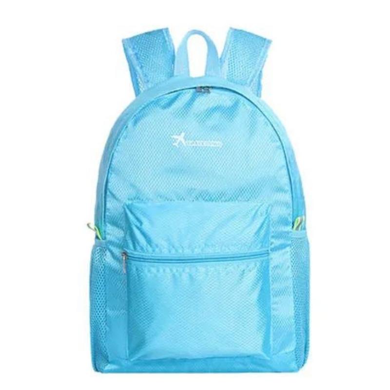 New Nylon Backpack Women Large Capacity School Bag Solid Color Girls Travel Bags Students
