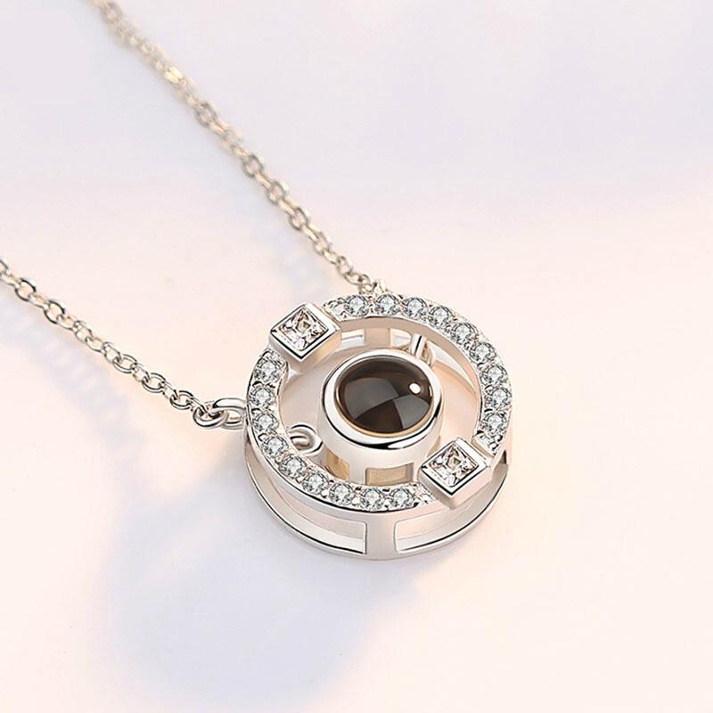 Starting and End Projection I Love You Female Clavicle Chain