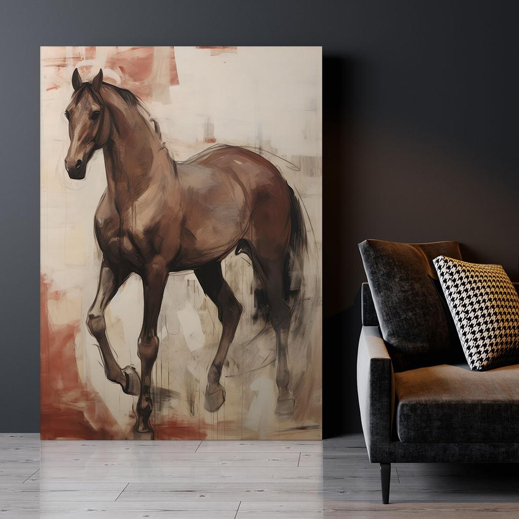 Canvas Painting Horse