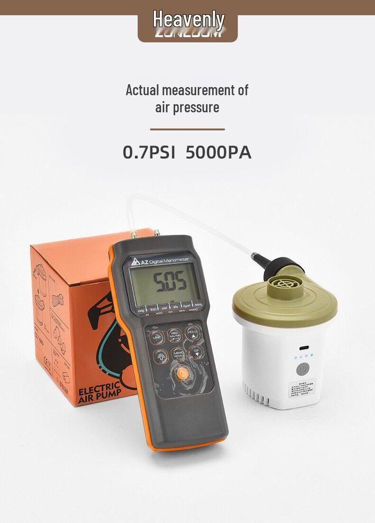 Multi-Functional Electric Inflator Pump for Air Mattresses, Swim Rings, and Camping Gear
