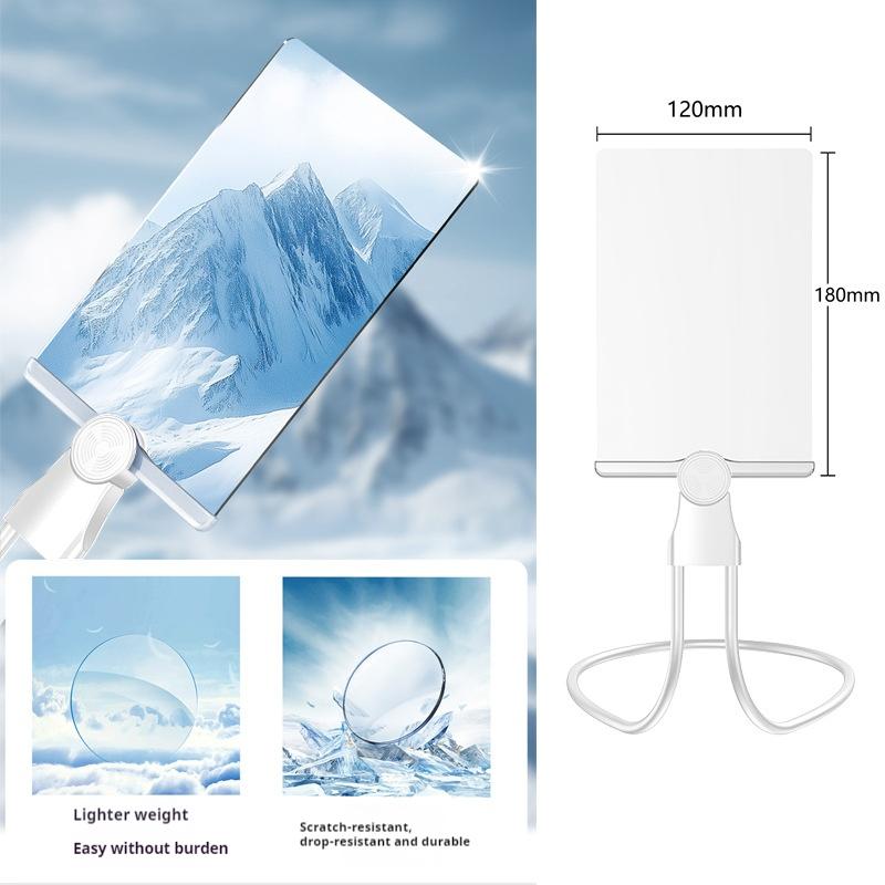 

Hanging Neck Magnifying Glass Square 180X120 High-Quality Acrylic Whole Page Reading and Reading білий