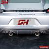 Porsche 718 Rear Diffuser (2017-2025) GTS Carbon Fiber, Non-Destructive Install