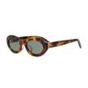 SL M136F-002 Cassandra Monogram Oval Sunglasses