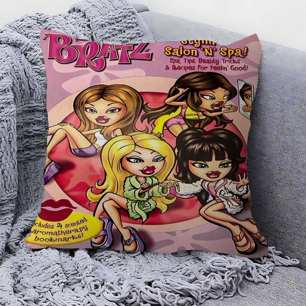 B-Bratz-Dolles Cushion Cover Pillow Cover Decor Pillowcase Printed Cushion Case For Couch
