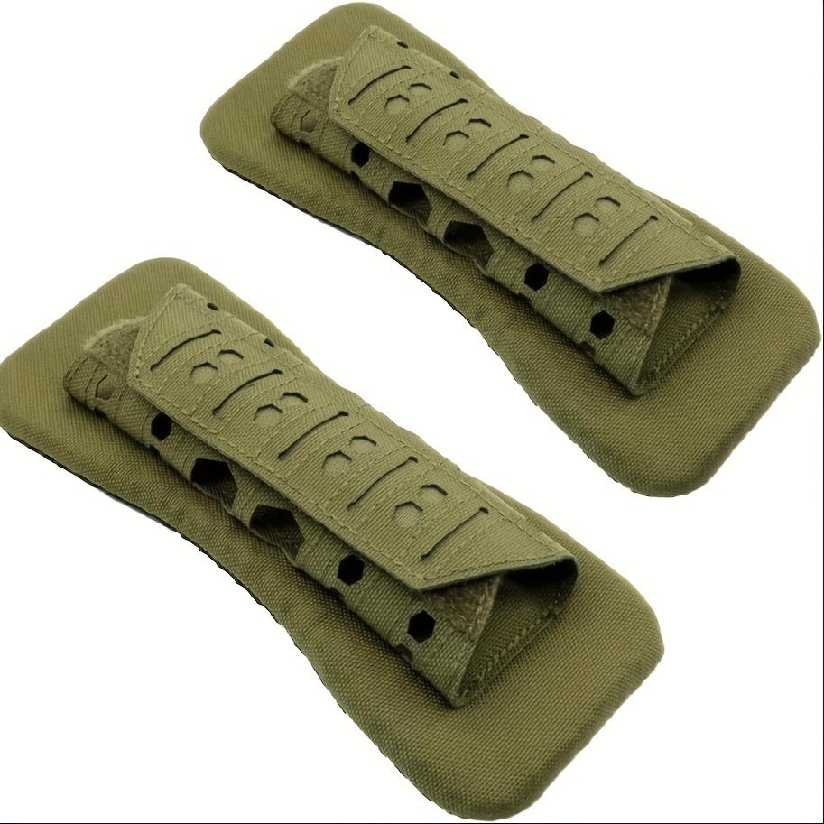 Atmungsaktives taktisches Schulterpolster mit rutschfester Polsterung für Outdoor-Aktivitäten - Lasergeschnittenes Nylon, Rucksack-Stoßdämpfungsriemenpolster