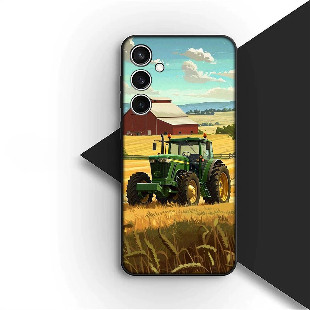 Farm Vehicle Tractor Silicone Cover for Apple iPhone 17 Pro XS Max Air XR 6 Plus X 5 + SE 2022 SE2 6+ Coque Phone Case