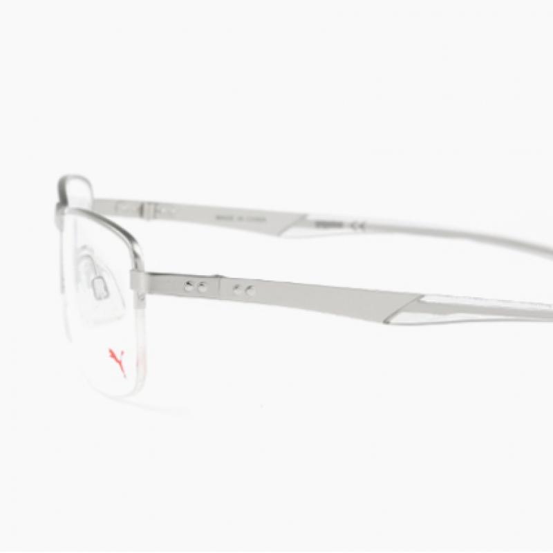 Puma Galleria Puma EyeglaSS Frame Pu0094o 003 Semi RimleSS Metal Men S And woMen S glaSSeS