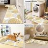 Two-Piece Kitchen Rug Sets Featuring Non-Slip Mats Designed for Comfort, Suitable for Use in Kitchens, Offices, Sinks, And Laundry Areas