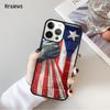 Puerto Rico Flag Phone Case For iPhone 17 Air 16 15 14 Ma Plus 11 12 13 Pro Ma Phone Cover Coque