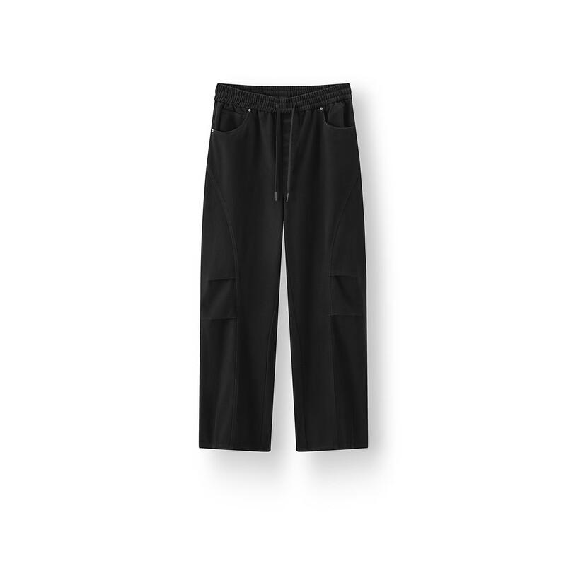 Semir Men's Relaxed Fit Drawstring Curved Blade Casual Pants
