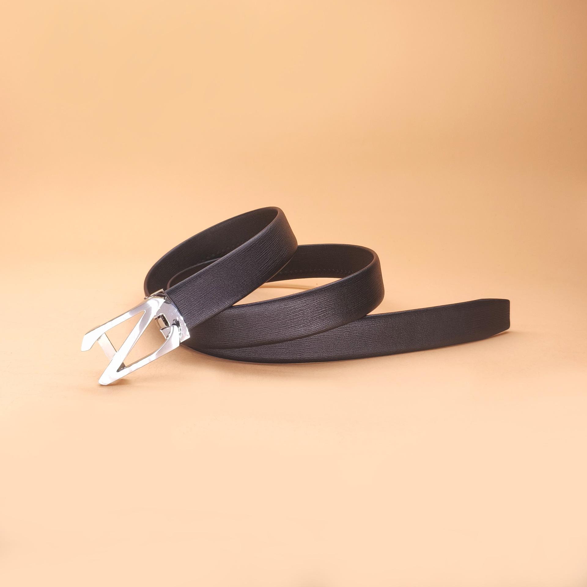 

Автоматический ремень с пуговицей на ремне из коровьей кожи, ремень из натуральной кожи, повседневный деловой мужской ремень 110cm-130cm