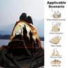 1pc castle moon Flannel Blanket Soft Warm Throw for Home, Office, Travel, All Season Cozy Bedding Gift, Office