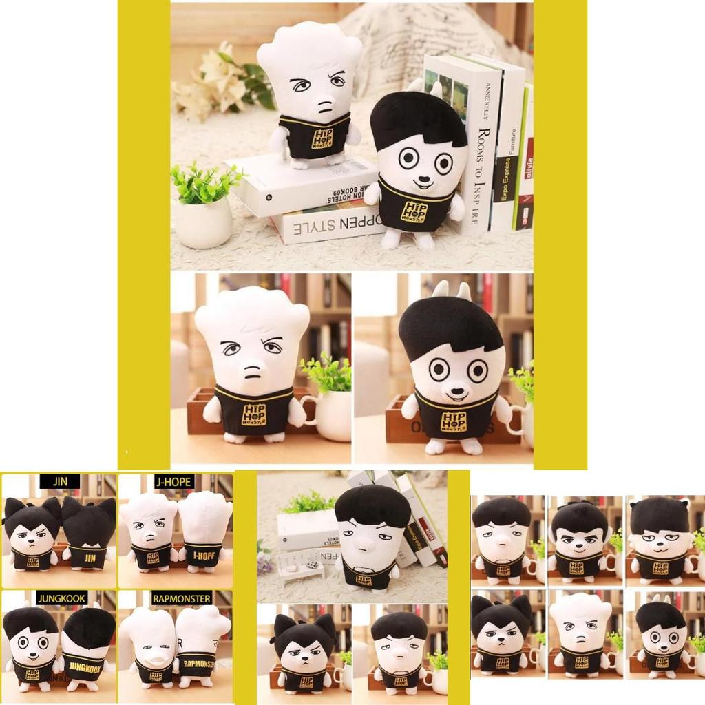 Bangtan Boys Plush Toy With Pp Cotton For Collectors And Fans