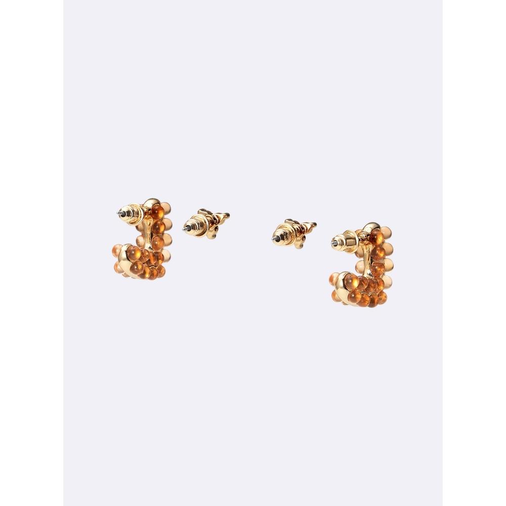 Gu By Uniqlo Heart Motif Bead Earrings