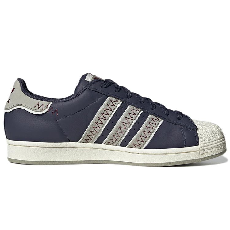 Adidas Originals Superstar Low Top Sneakers Unisex Sneakers Blue Gray Brown GX2166