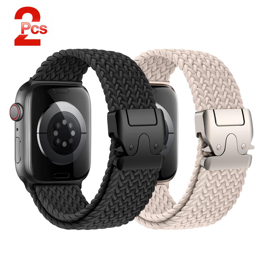 Parachute Straps for watch 11 10 Band 46mm 42mm 45mm Ultra 3 49mm 44mm 41 Braided bracelet correa iWatch Series 9 8 SE 6 7