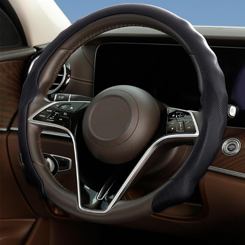 New 5D Steering Wheel Cover Compatible with Mazda CX-60 CX-80 CX-8 CX-7 / MPV